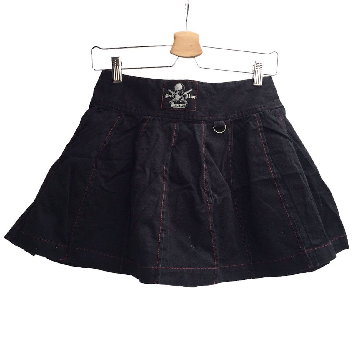 Beauty Beast × If Six Was Nine × Seditionaries Deorart Made in Devile Castle Gothic Punk Mini Skirt Size 27" / US 4 / IT 40 - 2 Thumbnail