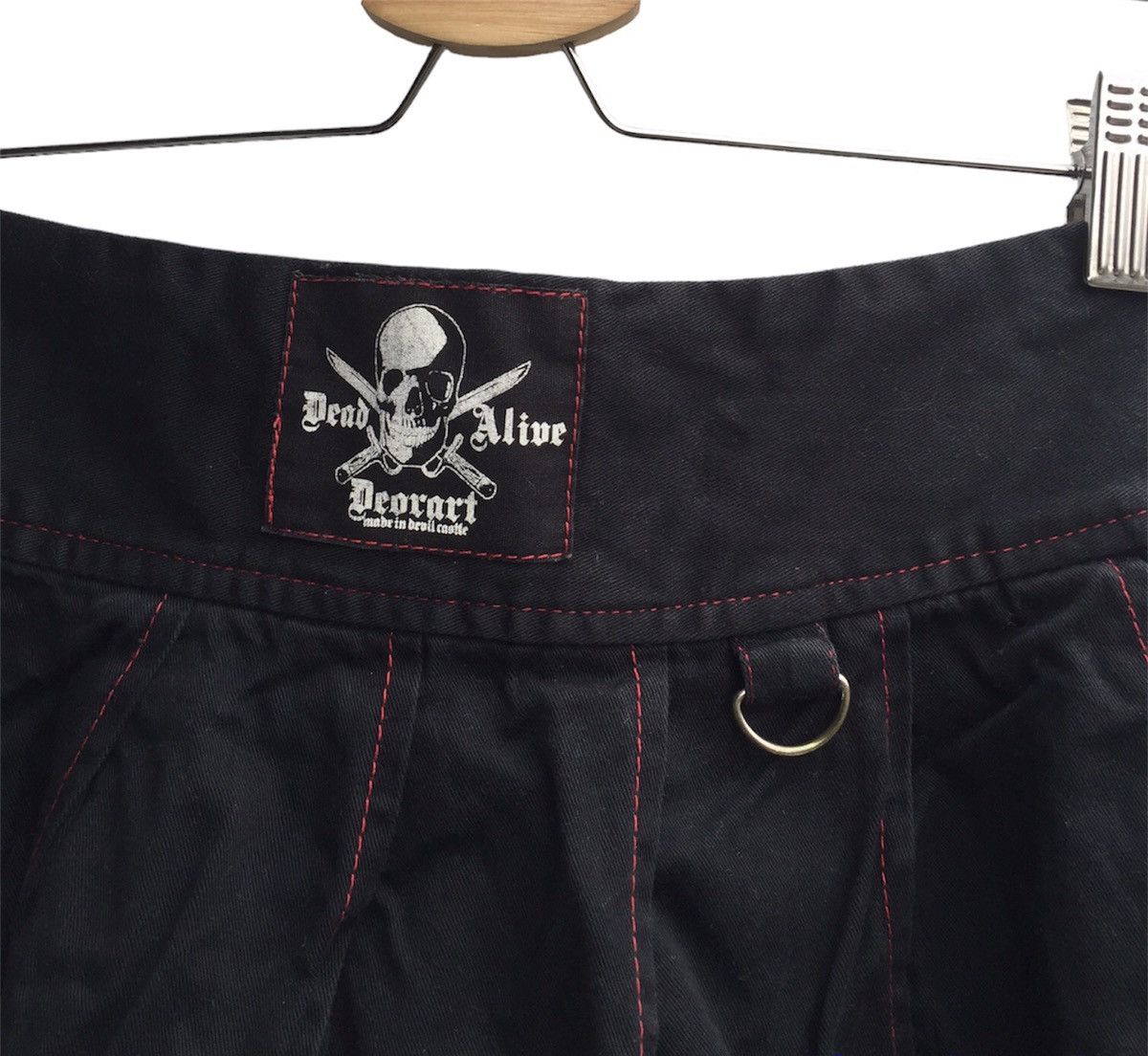 Beauty Beast × If Six Was Nine × Seditionaries Deorart Made in Devile Castle Gothic Punk Mini Skirt Size 27" / US 4 / IT 40 - 6 Thumbnail