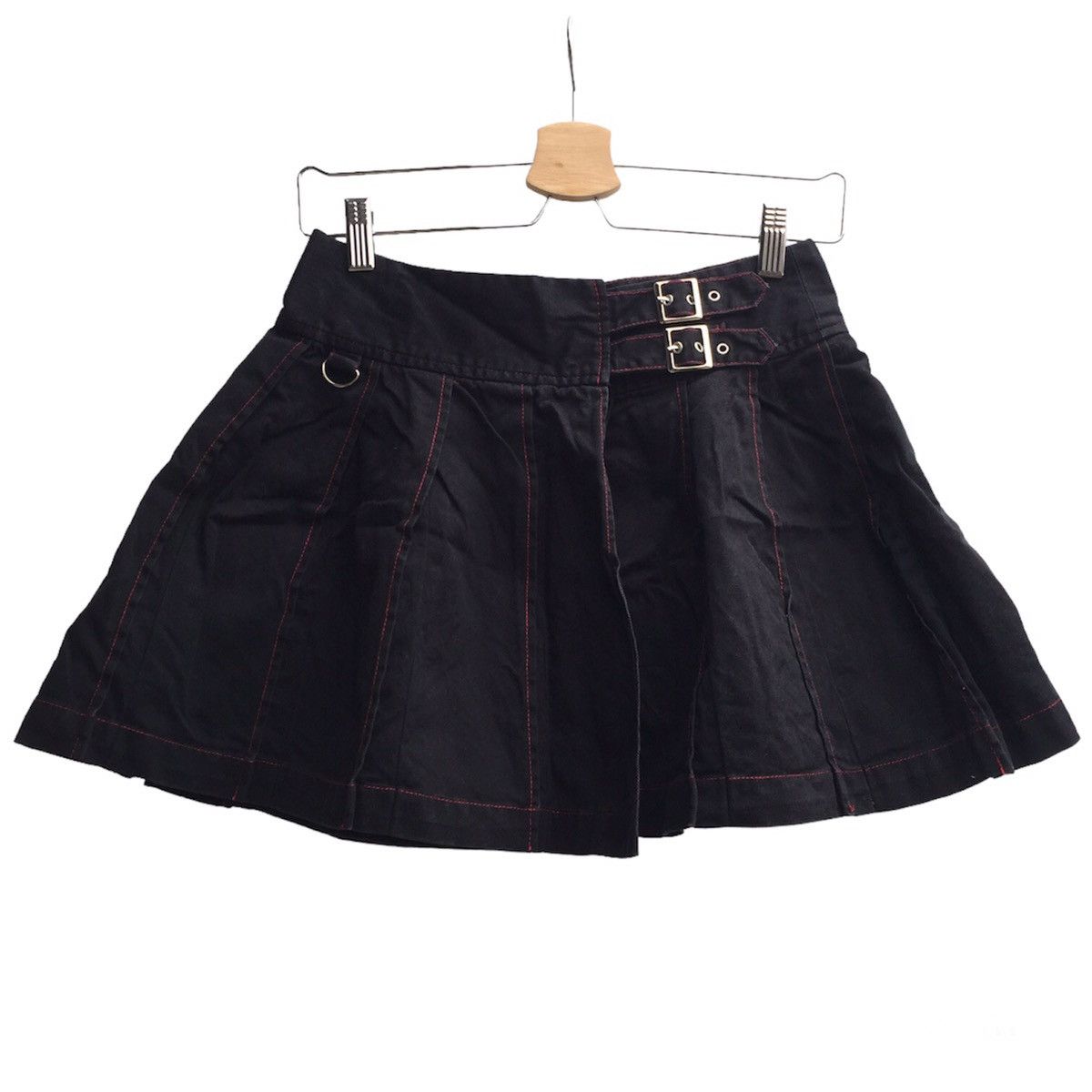 image of Beauty Beast x If Six Was Nine Deorart Made In Devile Castle Gothic Punk Mini Skirt in Black, Women