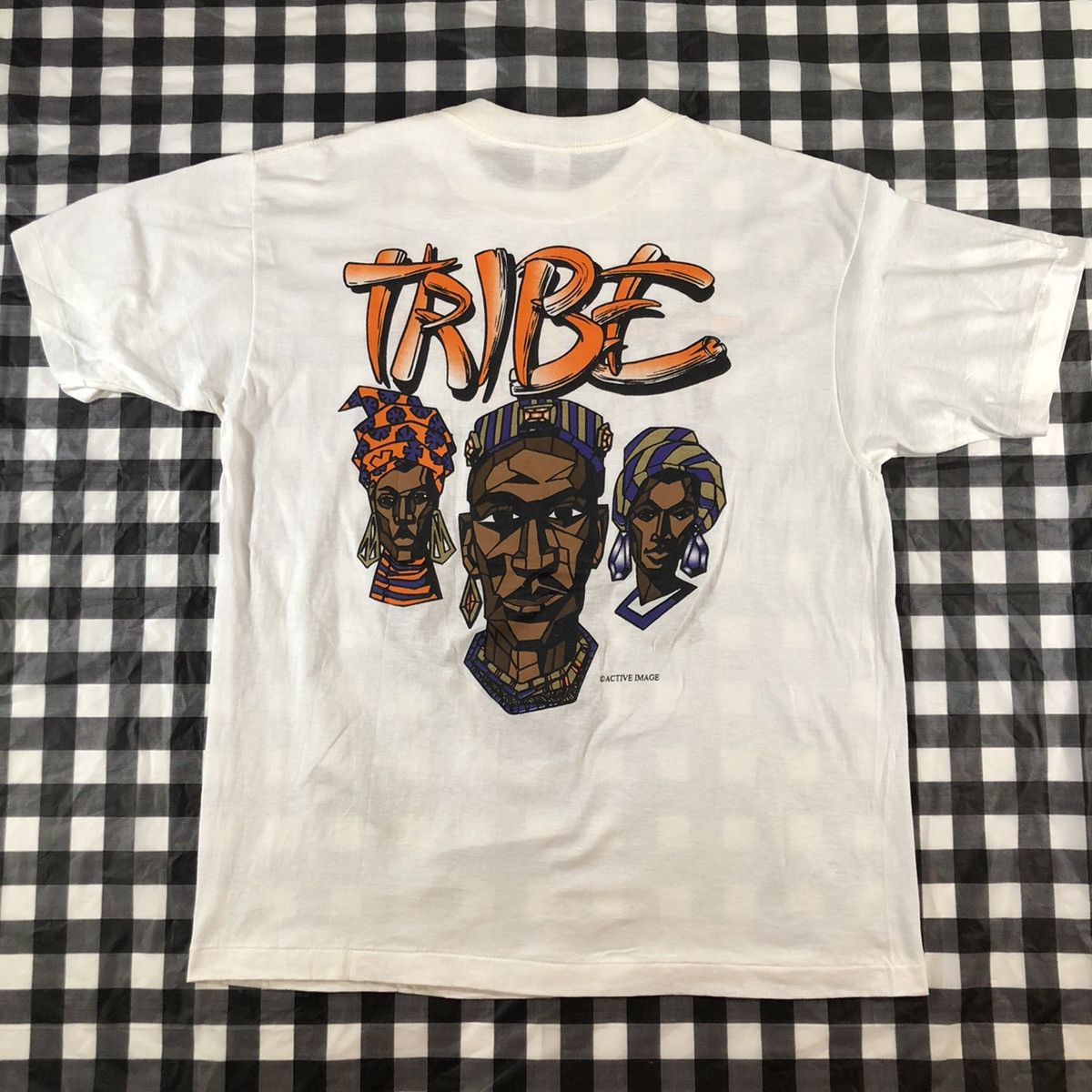 Vintage African Tribe Bootleg Style Vintage 90’s Tee Size US XL / EU 56 / 4 - 2 Thumbnail