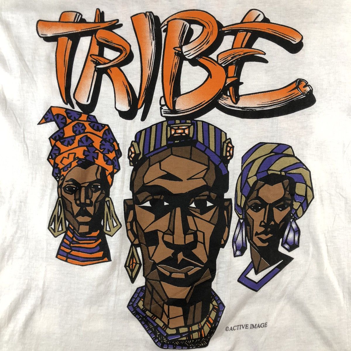 Vintage African Tribe Bootleg Style Vintage 90’s Tee Size US XL / EU 56 / 4 - 4 Thumbnail