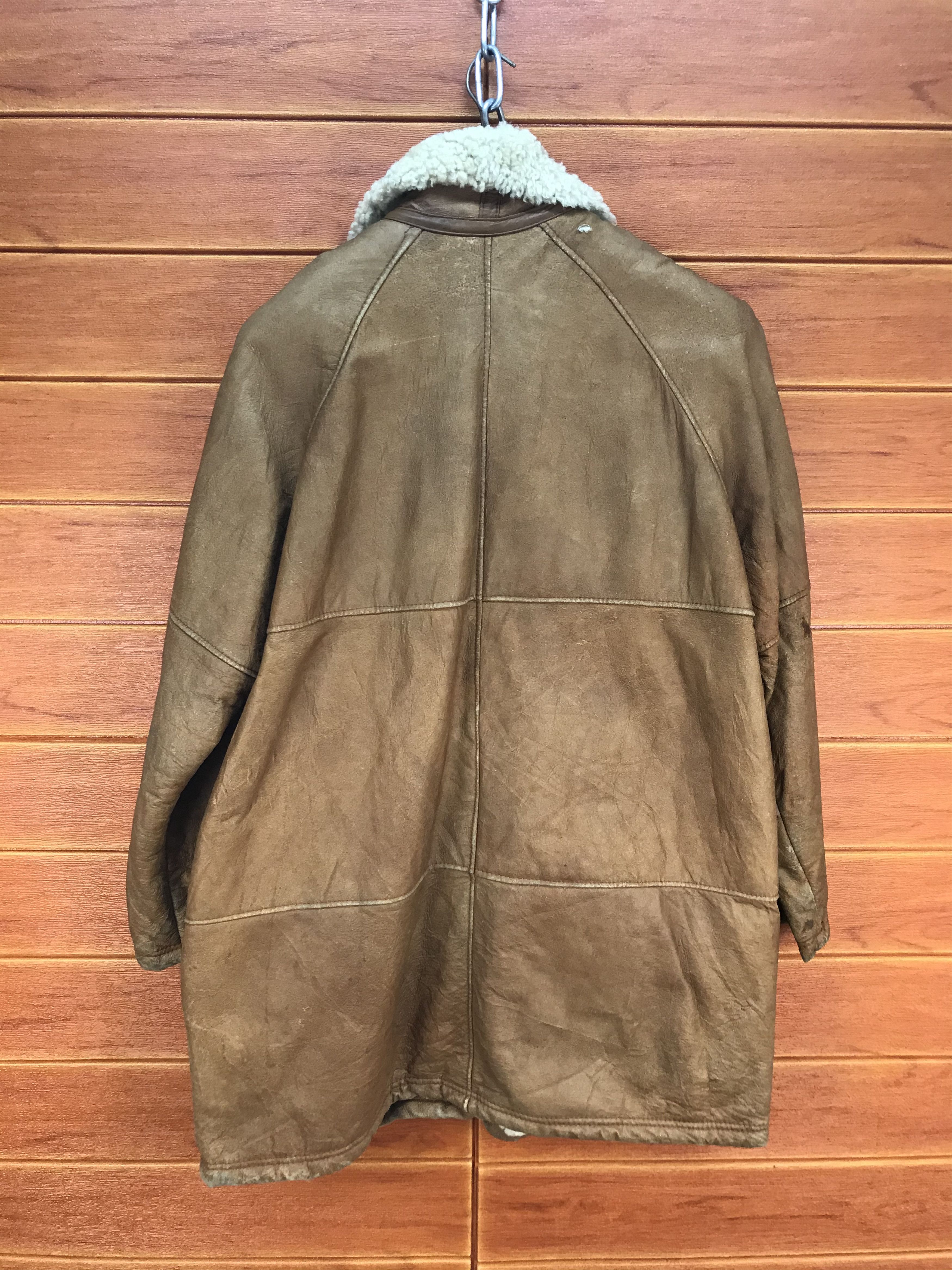 HOLLYWOOD RANCH MARKET Vintage Patina H.R. MARKET Leather Jacket Size US L / EU 52-54 / 3 - 10 Thumbnail