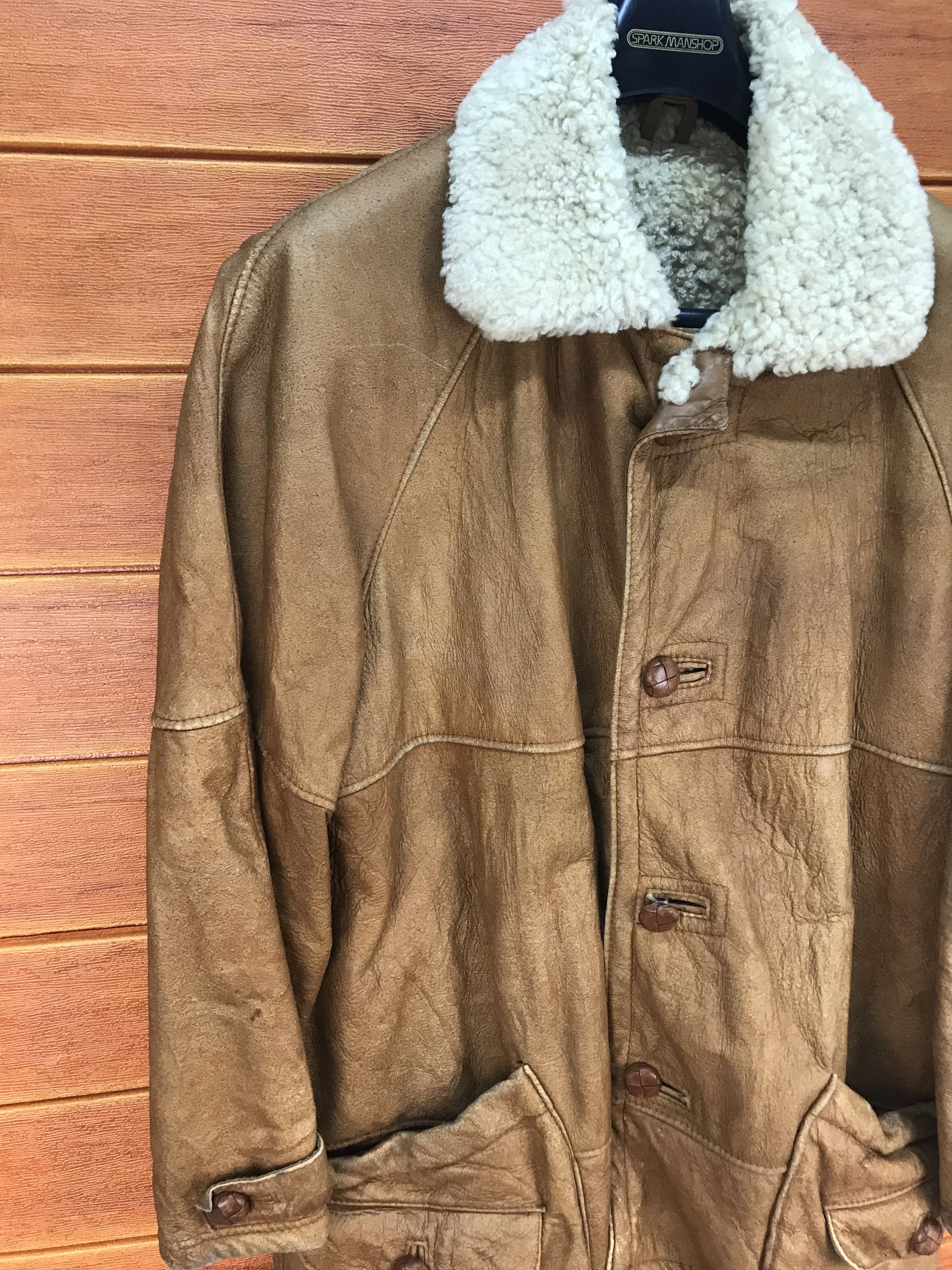 HOLLYWOOD RANCH MARKET Vintage Patina H.R. MARKET Leather Jacket Size US L / EU 52-54 / 3 - 4 Thumbnail