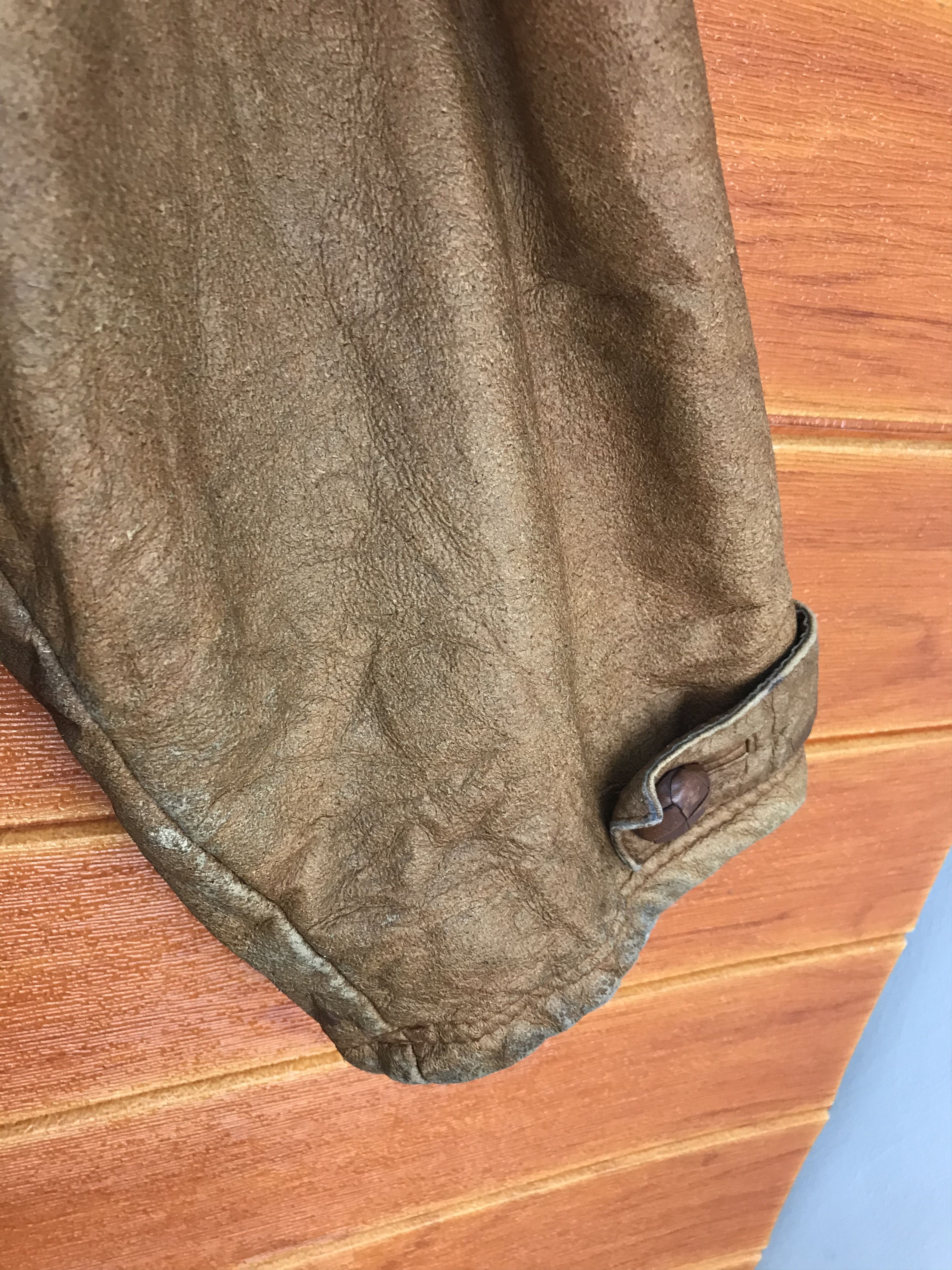 HOLLYWOOD RANCH MARKET Vintage Patina H.R. MARKET Leather Jacket Size US L / EU 52-54 / 3 - 12 Thumbnail