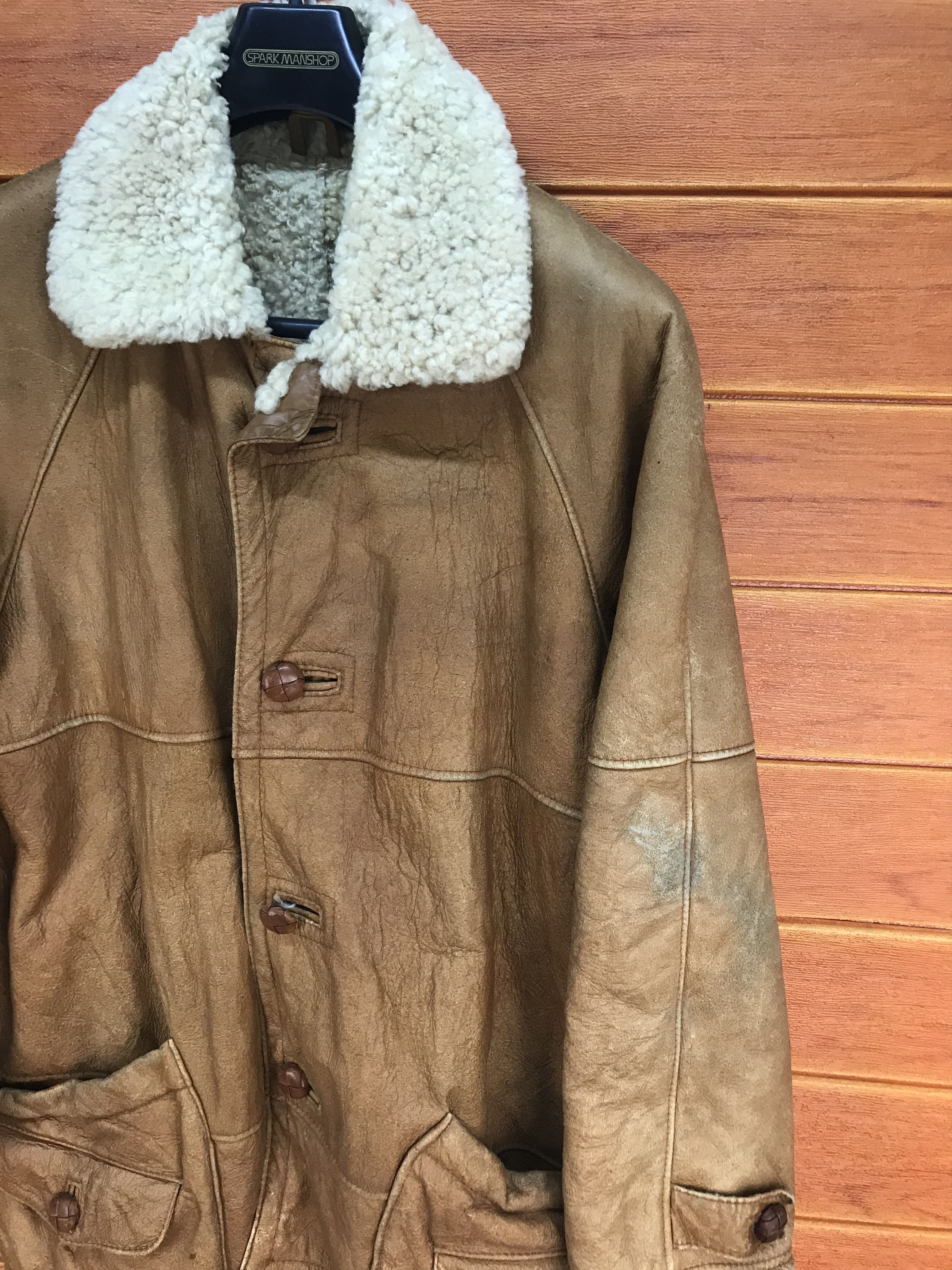 HOLLYWOOD RANCH MARKET Vintage Patina H.R. MARKET Leather Jacket Size US L / EU 52-54 / 3 - 5 Thumbnail