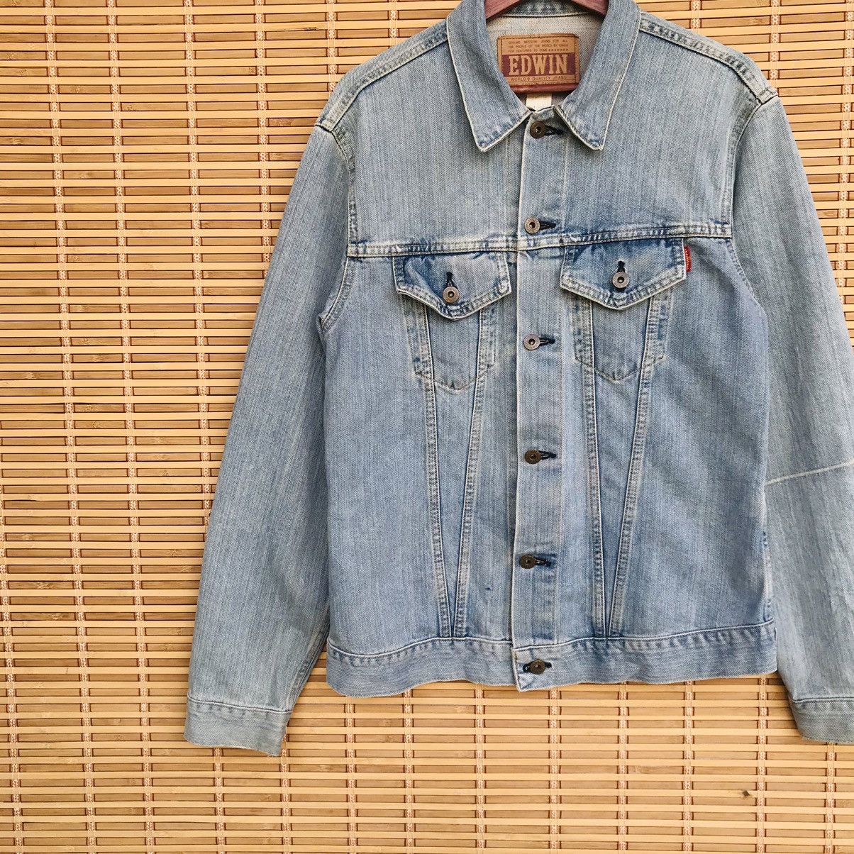 Edwin Vintage Edwin Donnut buttom scovill lightwash denim jacket Size US M / EU 48-50 / 2 - 2 Thumbnail