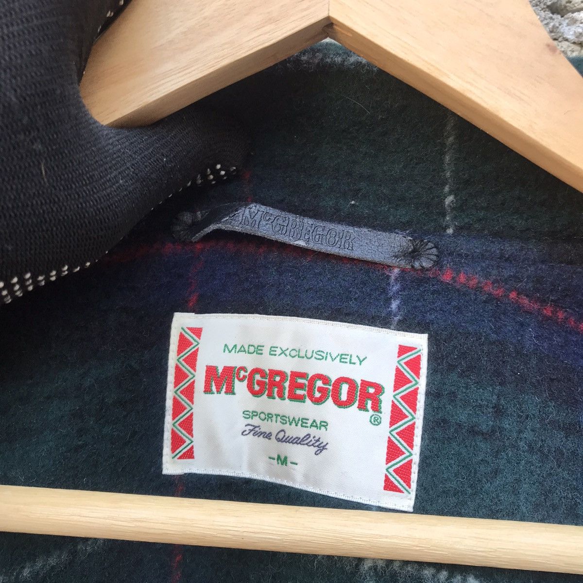McGregor Grail!Exclusive McGregor duffle coat checkered linen hoodie Size US M / EU 48-50 / 2 - 6 Thumbnail
