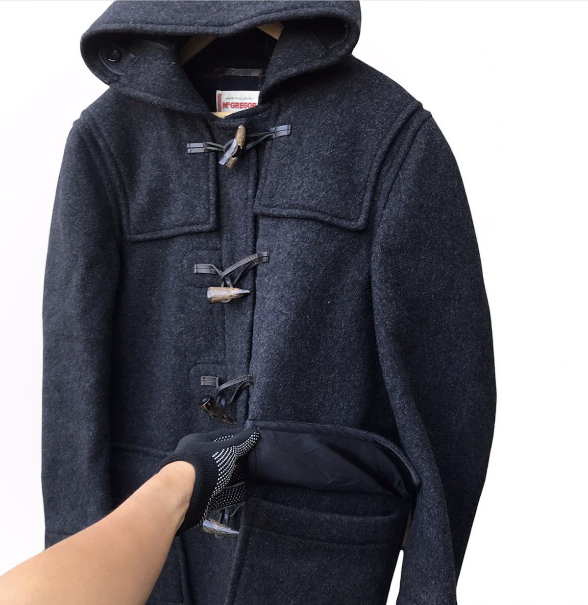 McGregor Grail!Exclusive McGregor duffle coat checkered linen hoodie Size US M / EU 48-50 / 2 - 3 Thumbnail