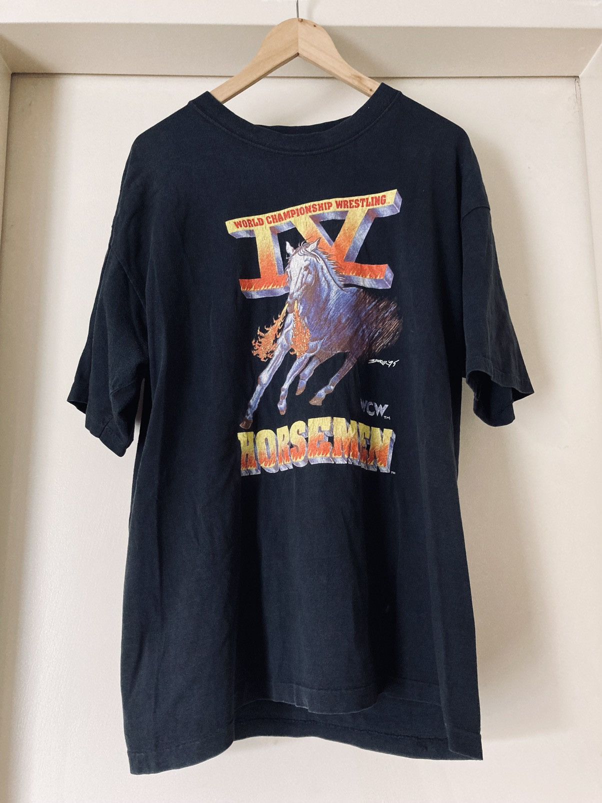 Vintage × WWE × WWF Vintage Rare Wcw The Four Horsemen Size US XL / EU 56 / 4 - 3 Thumbnail