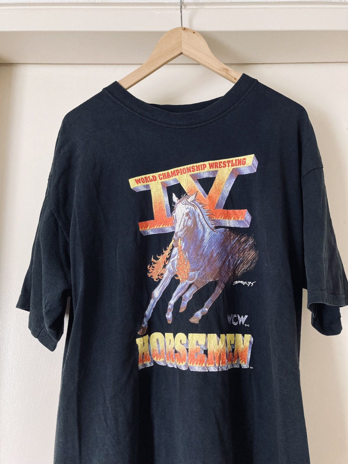 Vintage × WWE × WWF Vintage Rare Wcw The Four Horsemen Size US XL / EU 56 / 4 - 2 Thumbnail