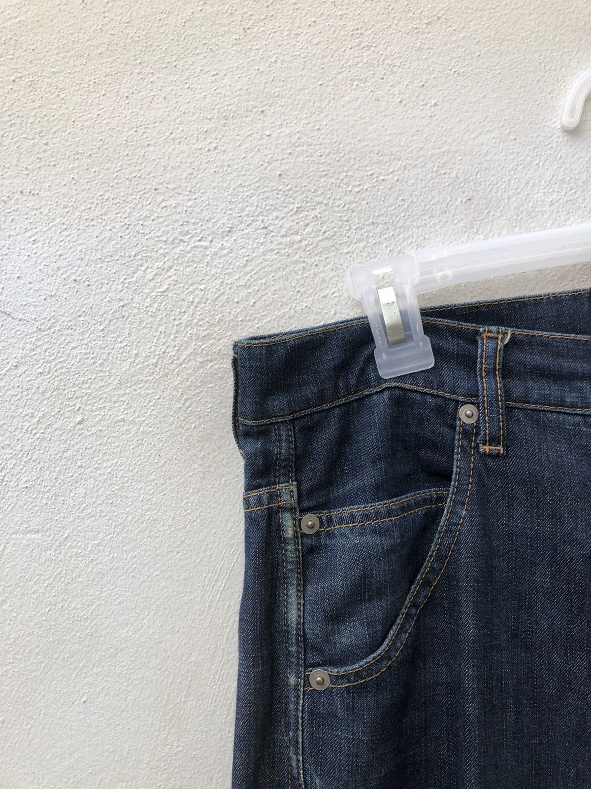 CABANE de ZUCCa Vintage Zucca Issey Miyake Hem Button Denim Jeans Size US 31 - 4 Thumbnail