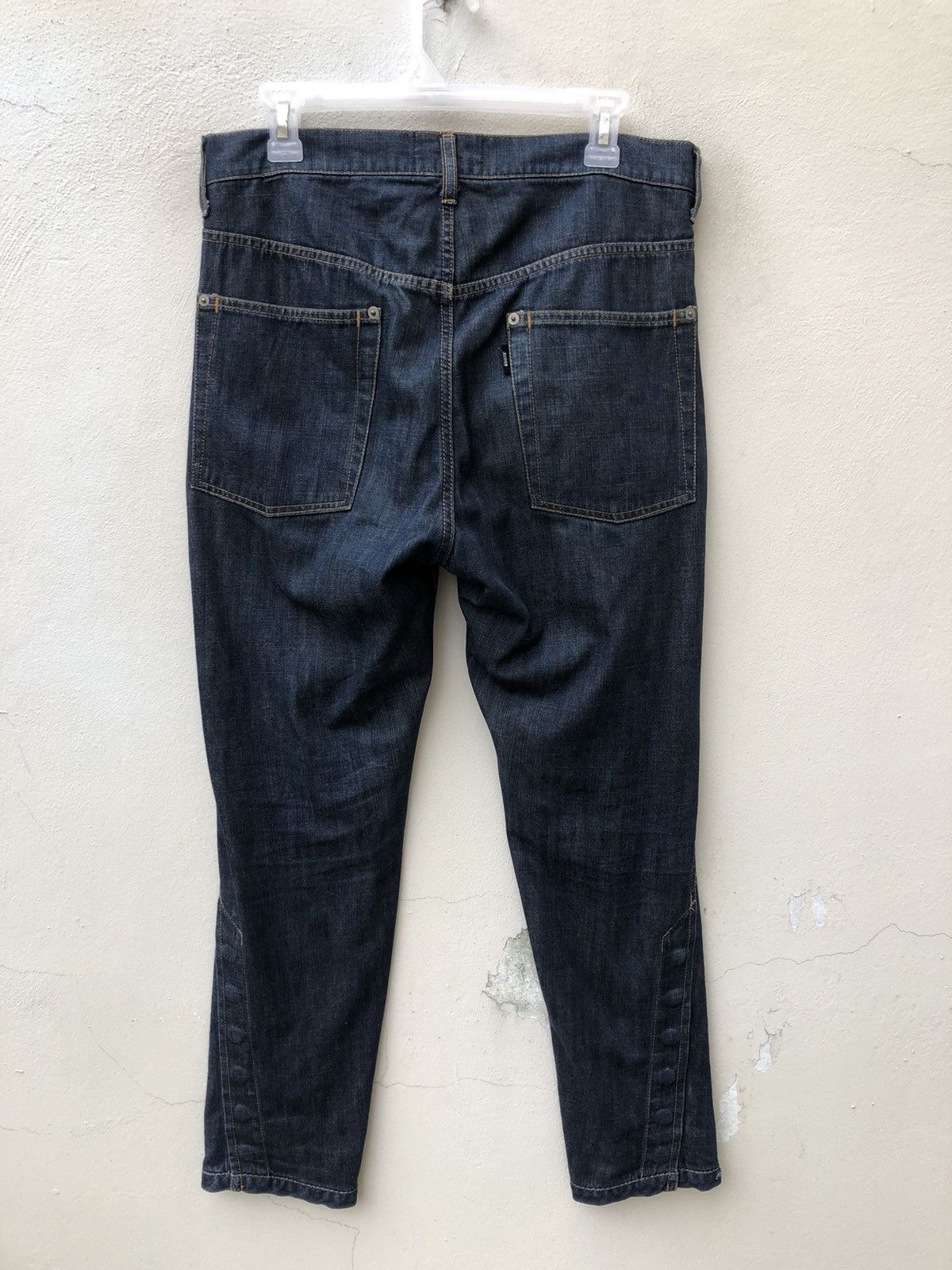 CABANE de ZUCCa Vintage Zucca Issey Miyake Hem Button Denim Jeans Size US 31 - 11 Thumbnail