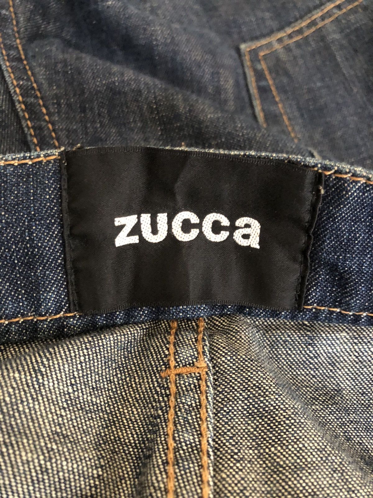 CABANE de ZUCCa Vintage Zucca Issey Miyake Hem Button Denim Jeans Size US 31 - 20 Thumbnail