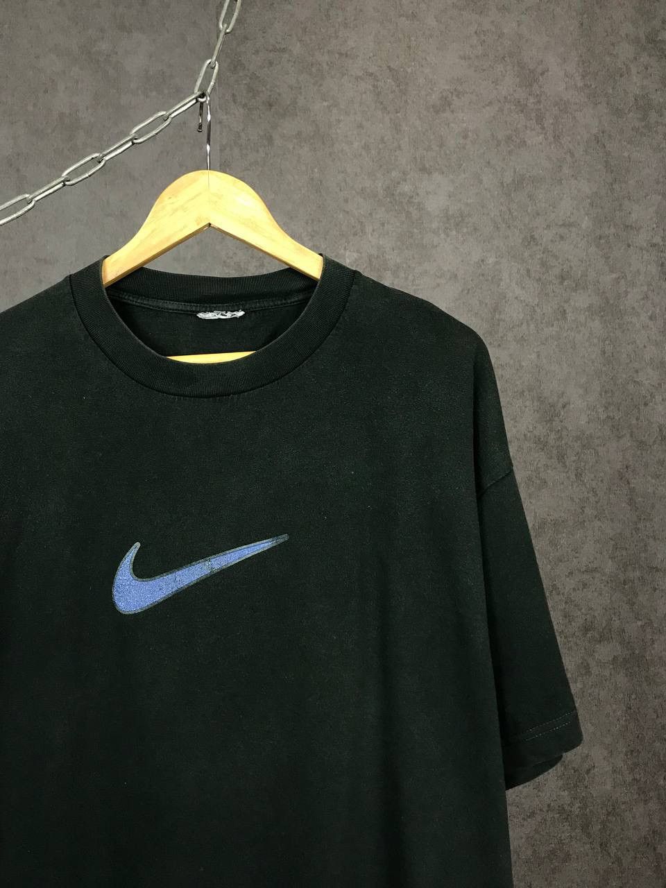 Nike × Vintage Nike swoosh streetwear vintage center logo overprinted tee Size US XXL / EU 58 / 5 - 3 Thumbnail