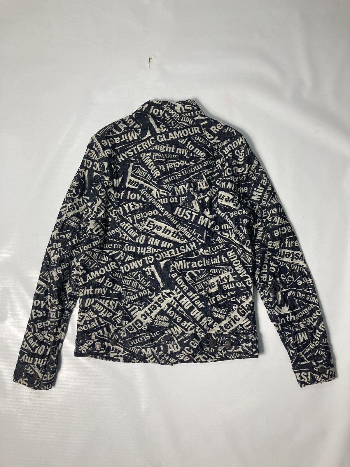 Hysteric Glamour Hyteric Glamour Jacquard Denim Jacket Size US M / EU 48-50 / 2 - 2 Thumbnail
