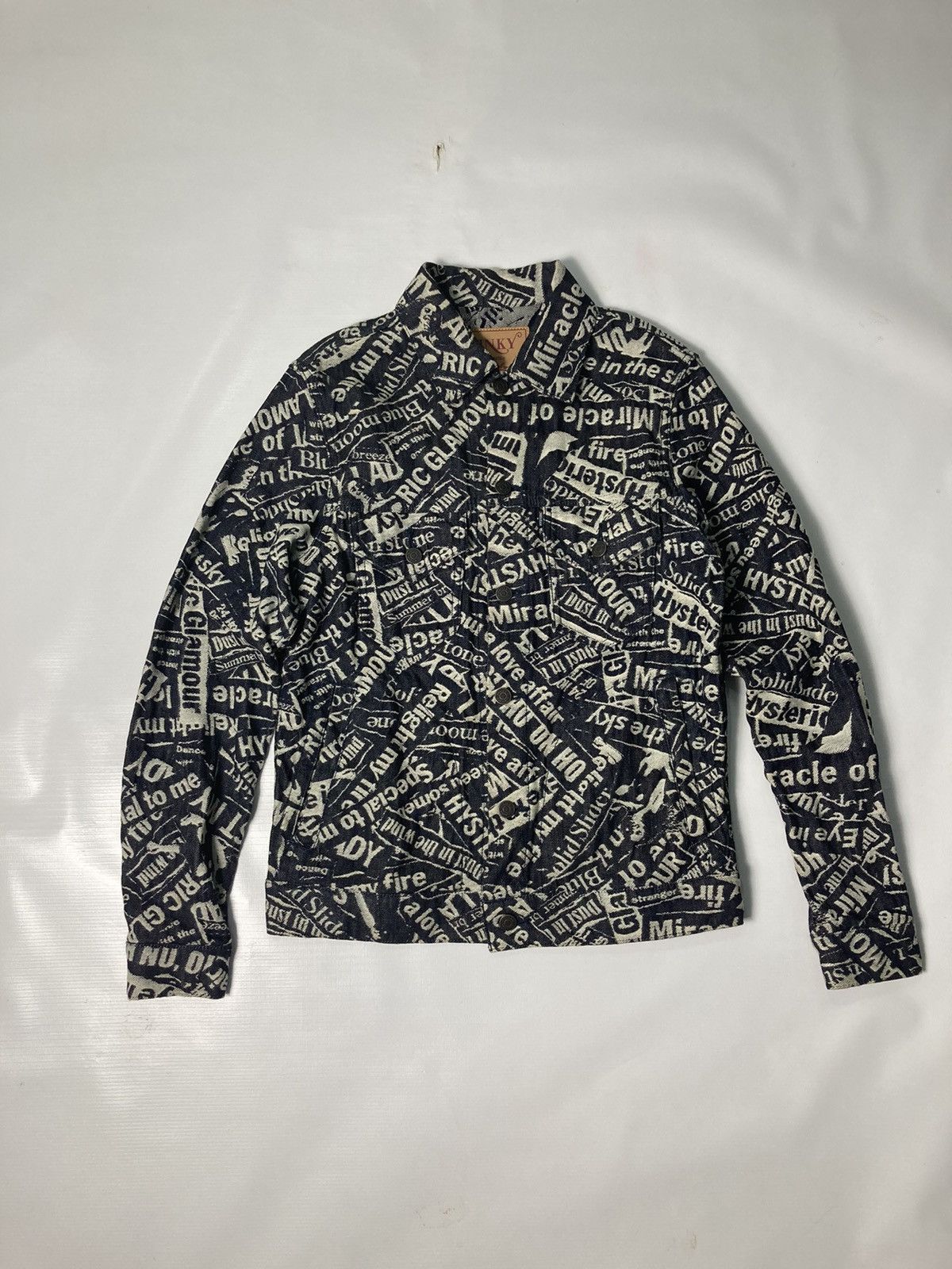 Hysteric Glamour Hyteric Glamour Jacquard Denim Jacket | Grailed 