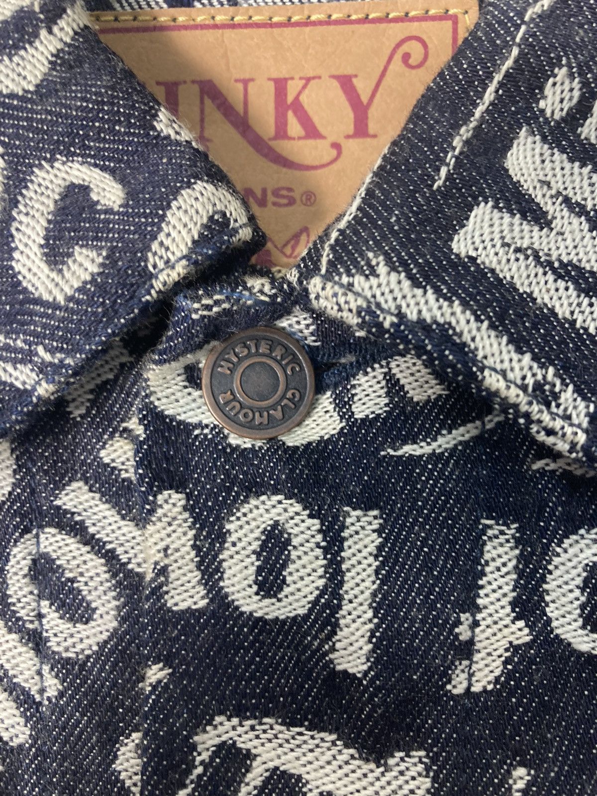 Hysteric Glamour Hyteric Glamour Jacquard Denim Jacket Size US M / EU 48-50 / 2 - 4 Thumbnail