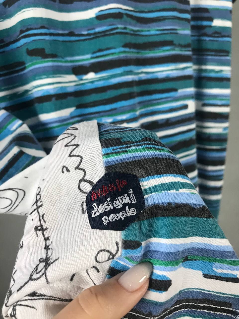 Desigual Desigual art luxury streetwear multicolor tee Size US L / EU 52-54 / 3 - 10 Thumbnail