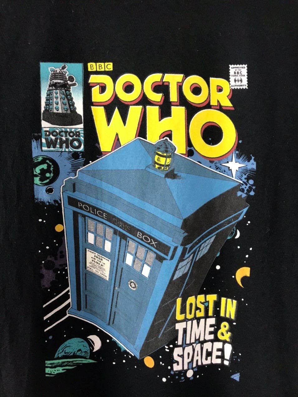 Vintage Doctor Who vintage movie black tee Size US S / EU 44-46 / 1 - 2 Thumbnail