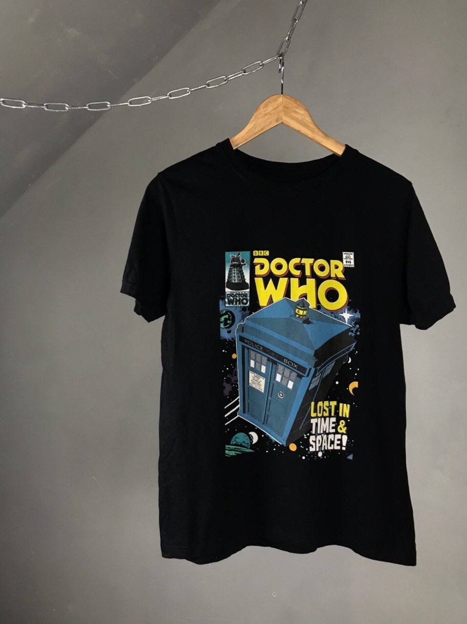 Vintage Doctor Who vintage movie black tee Size US S / EU 44-46 / 1 - 1 Thumbnail