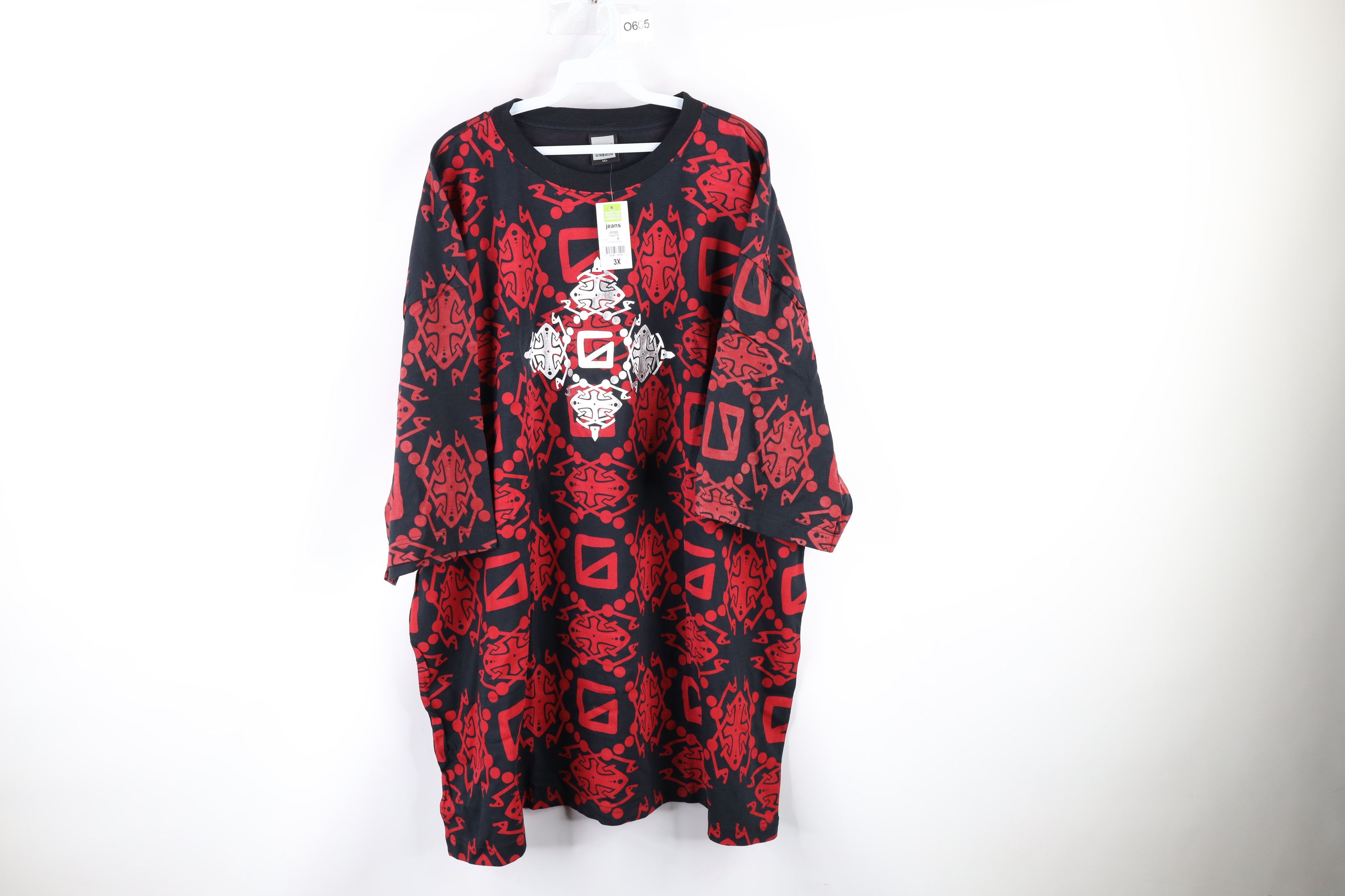 Marithe + Francois Girbaud × Vintage NOS Vintage 90s Marithe Francois Girbaud Print T-Shirt 3XL Size US XXL / EU 58 / 5 - 1 Thumbnail