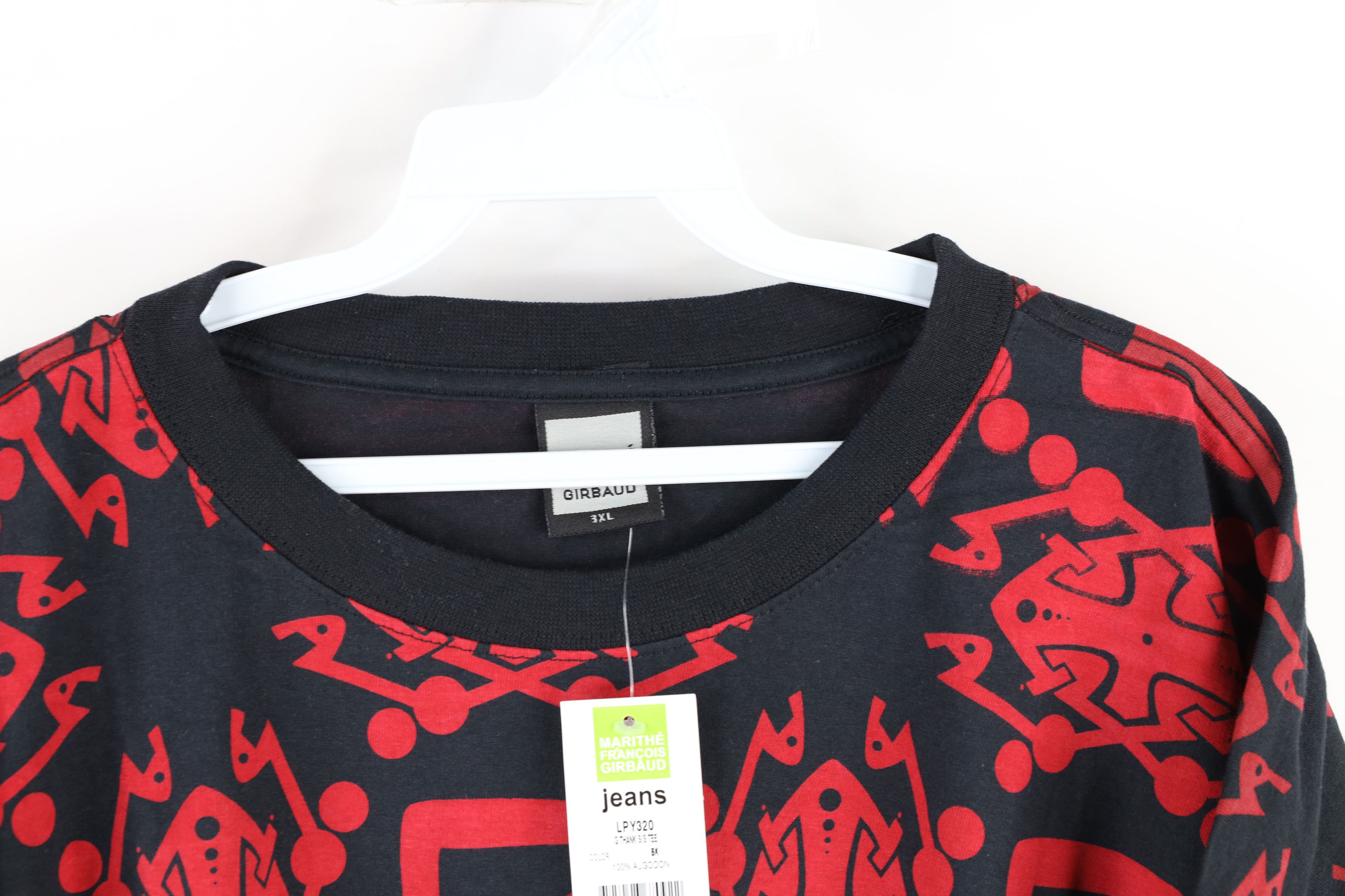Marithe + Francois Girbaud × Vintage NOS Vintage 90s Marithe Francois Girbaud Print T-Shirt 3XL Size US XXL / EU 58 / 5 - 5 Thumbnail