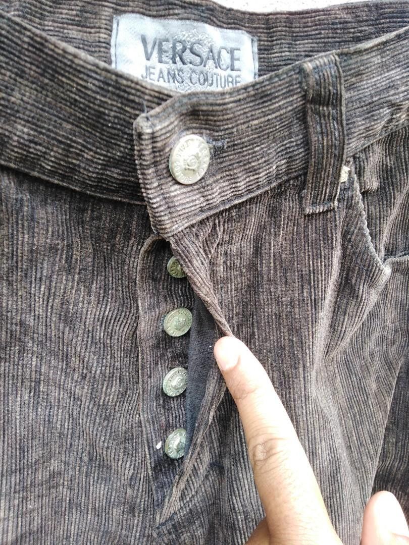 Versace × Versace Jeans Couture × Vintage Vintage Versace Jeans Couture Corduroy Jeans Size US 32 / EU 48 - 6 Thumbnail