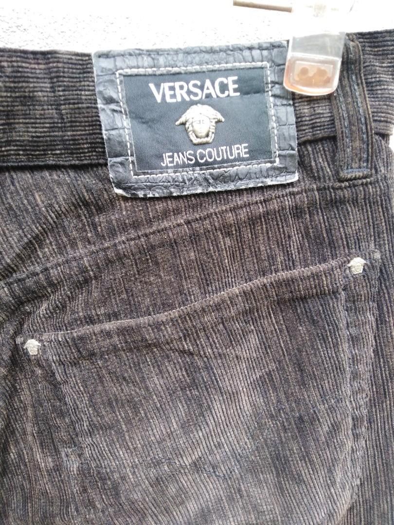 Versace × Versace Jeans Couture × Vintage Vintage Versace Jeans Couture Corduroy Jeans Size US 32 / EU 48 - 5 Thumbnail