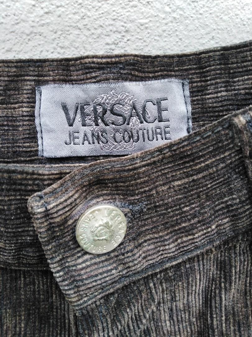 Versace × Versace Jeans Couture × Vintage Vintage Versace Jeans Couture Corduroy Jeans Size US 32 / EU 48 - 3 Thumbnail