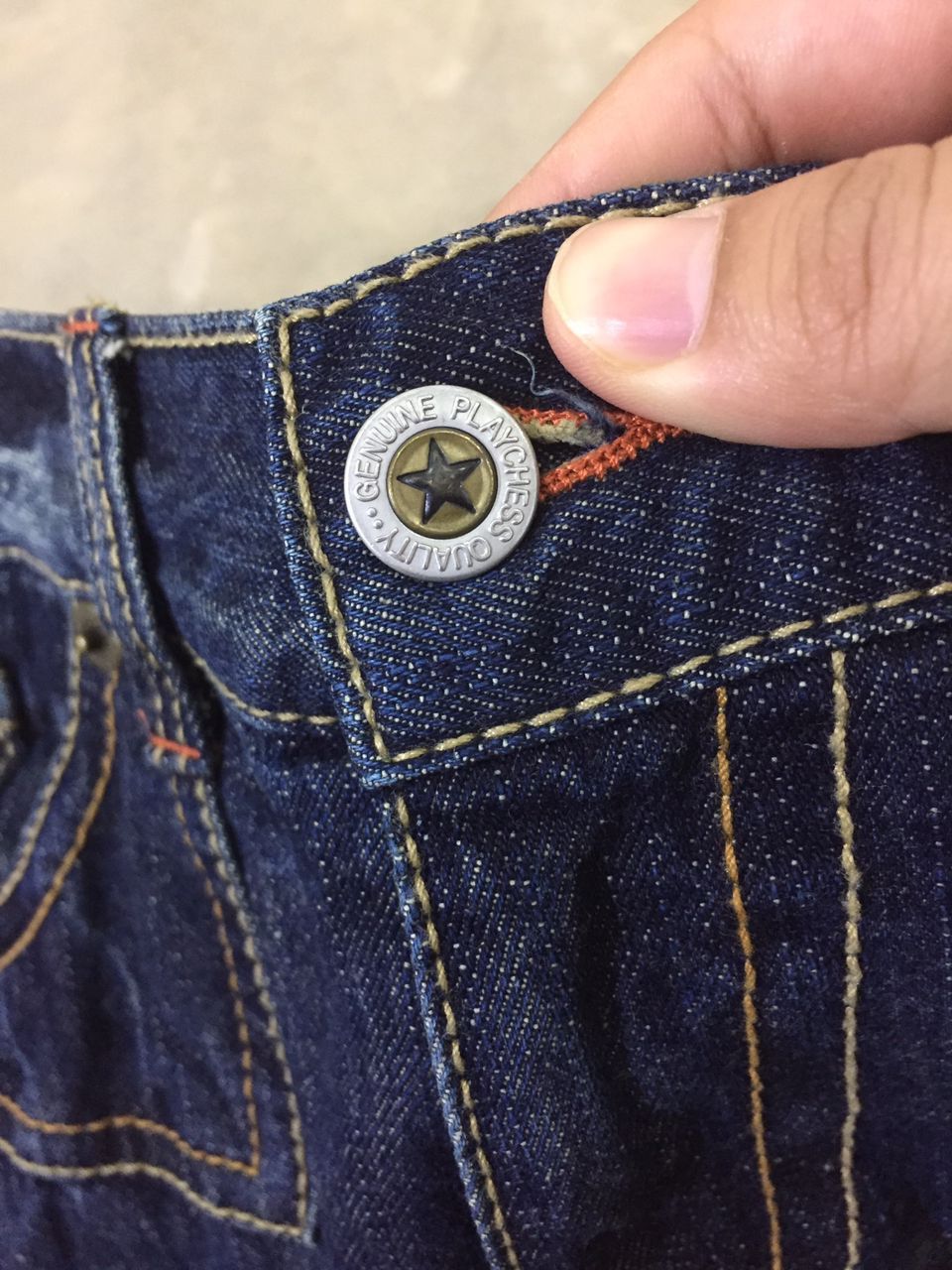 Japanese Brand Copper Smith American patchwork distressed denim jeans Size US 33 - 7 Thumbnail