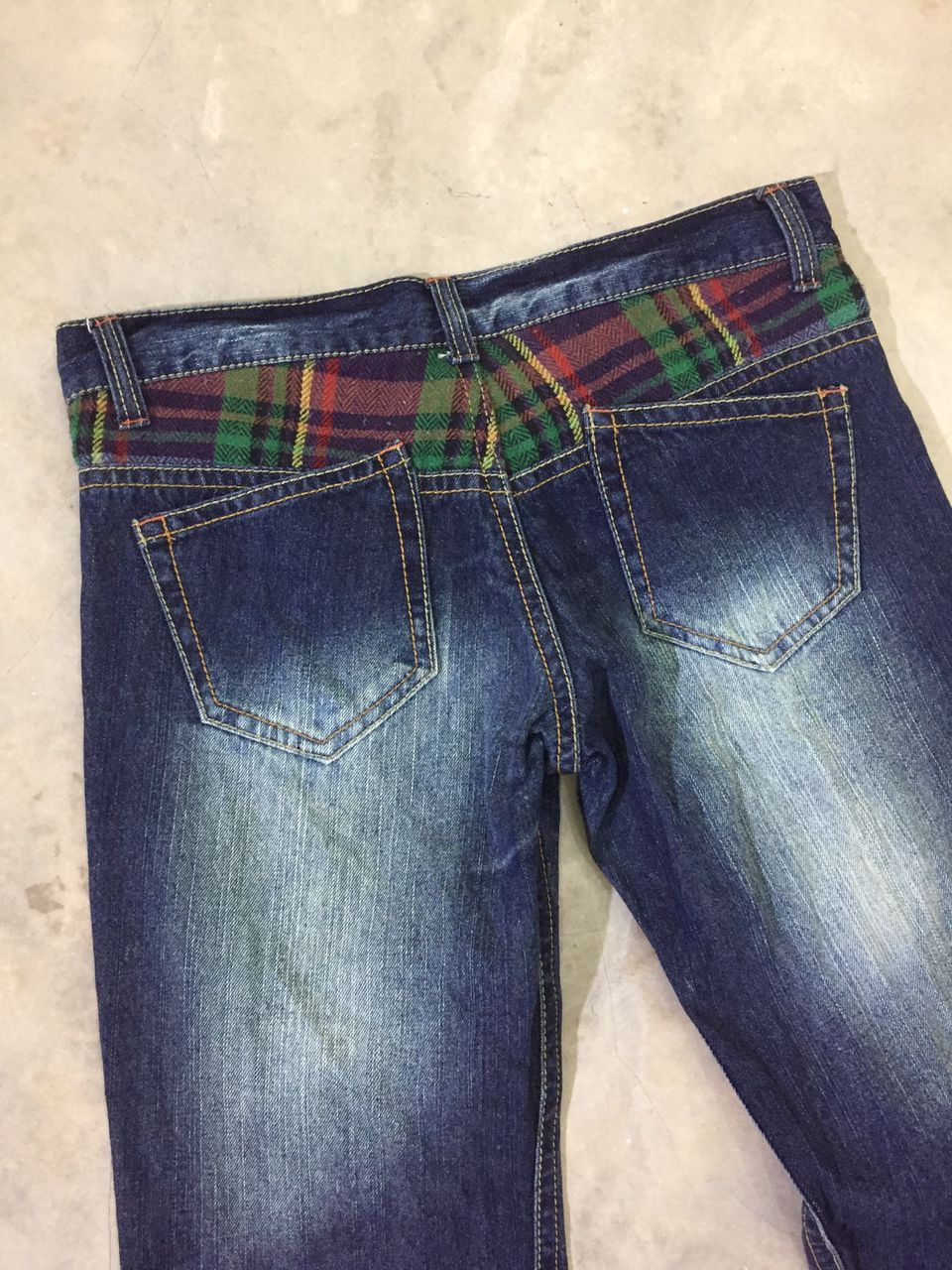 Japanese Brand Copper Smith American patchwork distressed denim jeans Size US 33 - 12 Thumbnail
