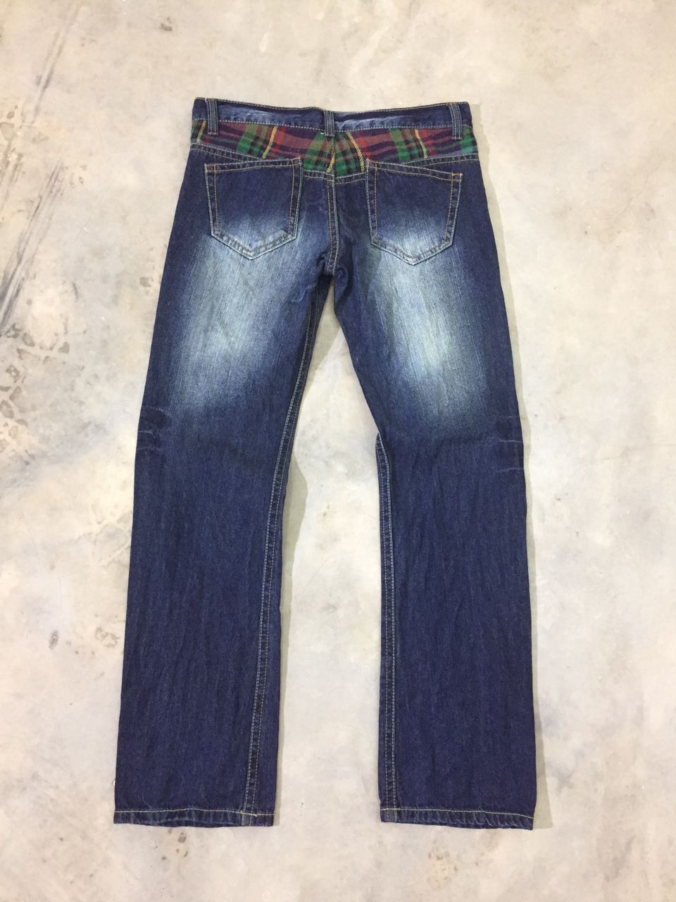 Japanese Brand Copper Smith American patchwork distressed denim jeans Size US 33 - 11 Thumbnail