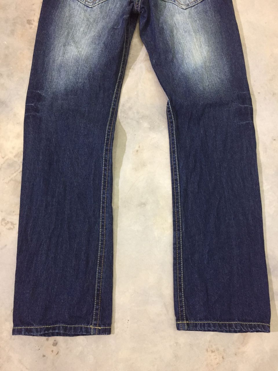 Japanese Brand Copper Smith American patchwork distressed denim jeans Size US 33 - 13 Thumbnail