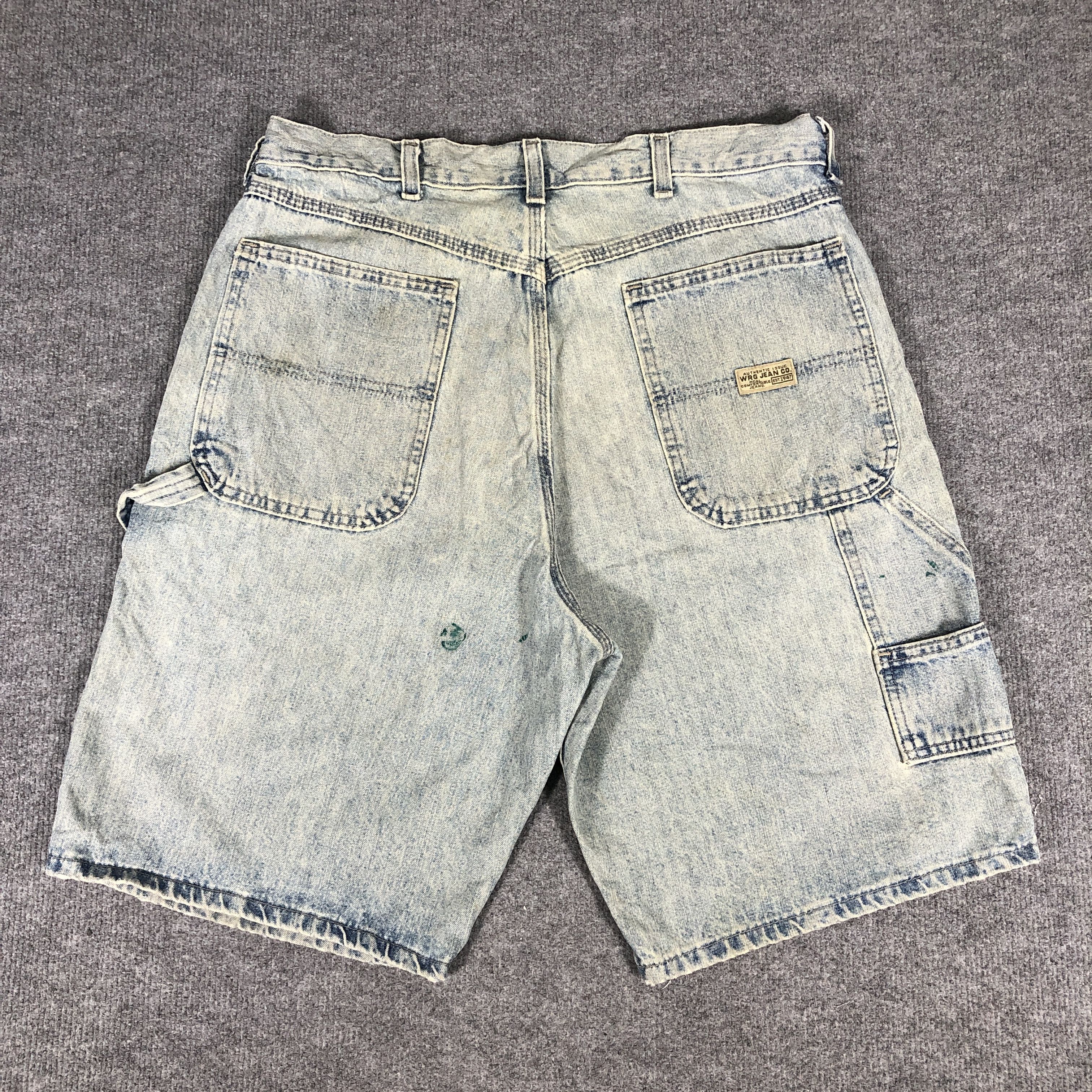 Vintage × Wrangler Vintage Wrangler Carpenter Short Jeans L924 Size US 35 - 2 Thumbnail