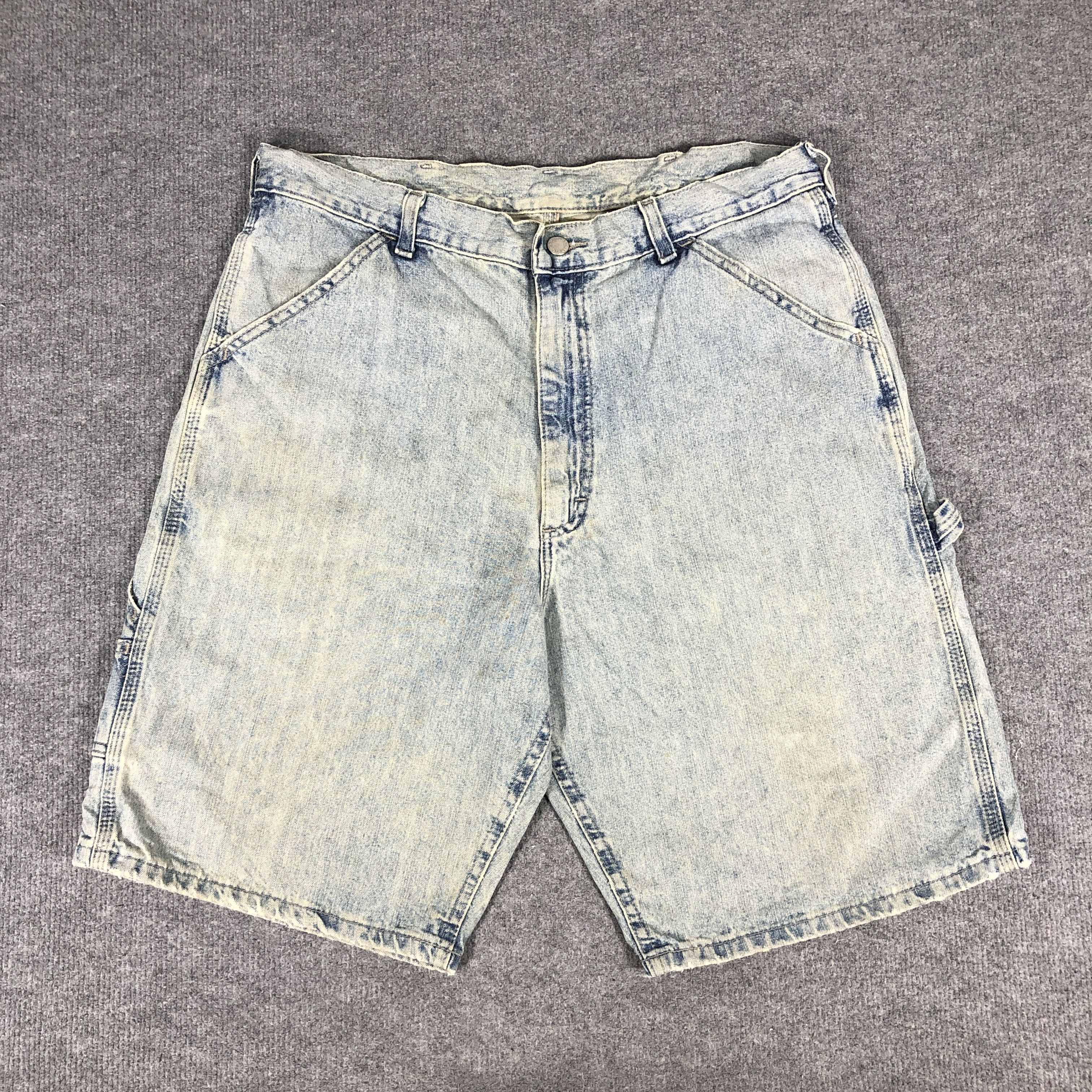 Vintage × Wrangler Vintage Wrangler Carpenter Short Jeans L924 Size US 35 - 1 Thumbnail