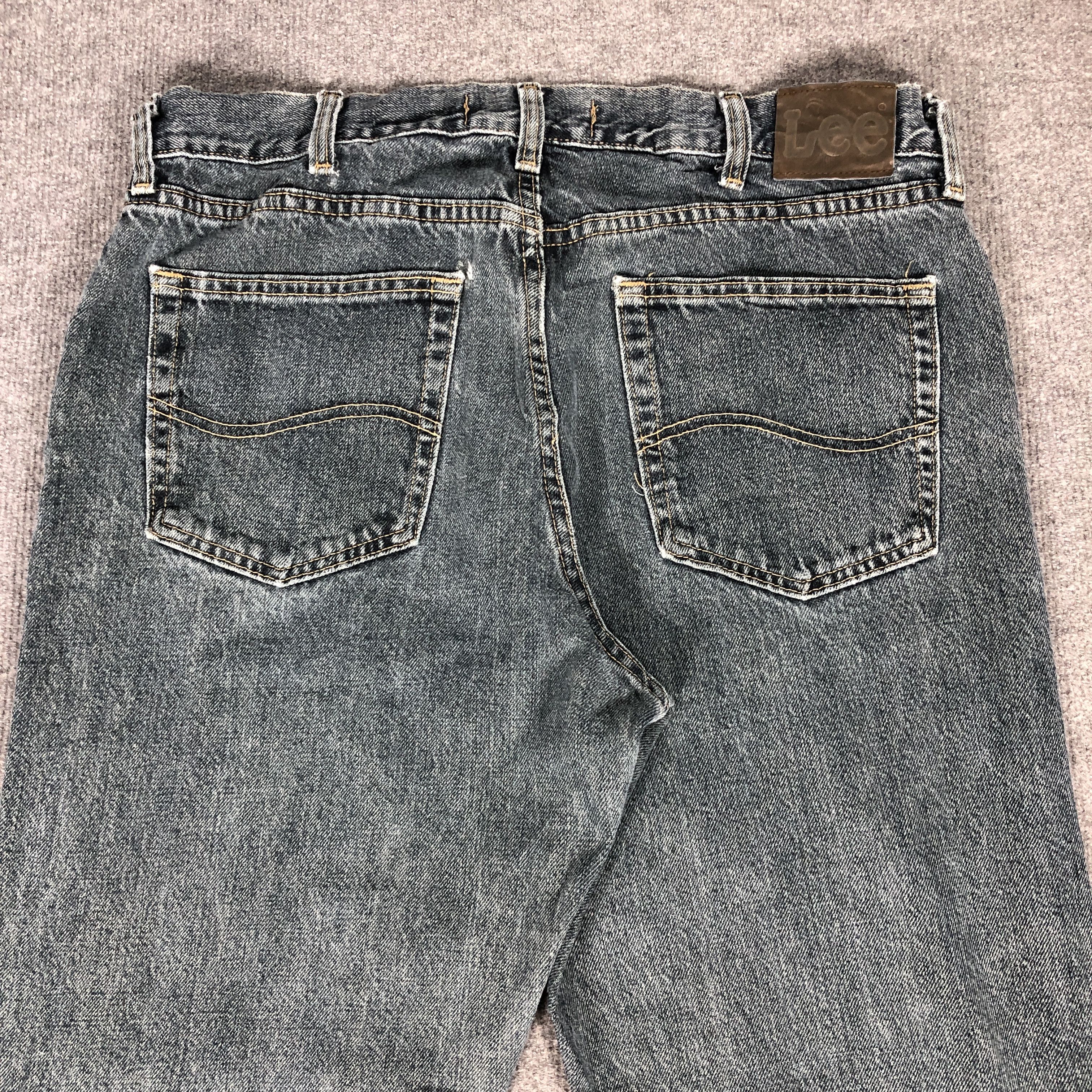 Lee × Vintage Vintage Lee Regular Straight Jeans L919 Size US 36 / EU 52 - 5 Thumbnail