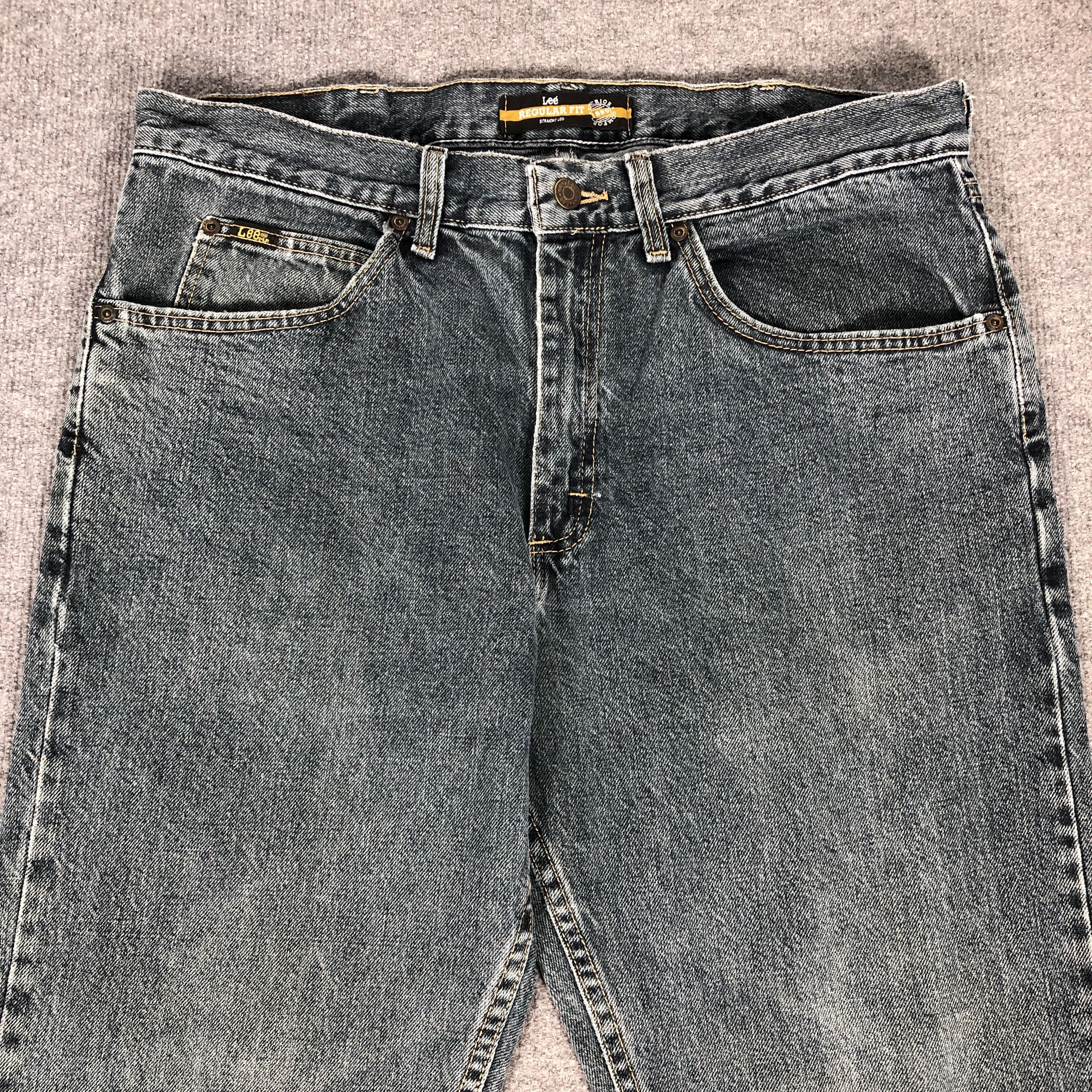 Lee × Vintage Vintage Lee Regular Straight Jeans L919 Size US 36 / EU 52 - 3 Thumbnail