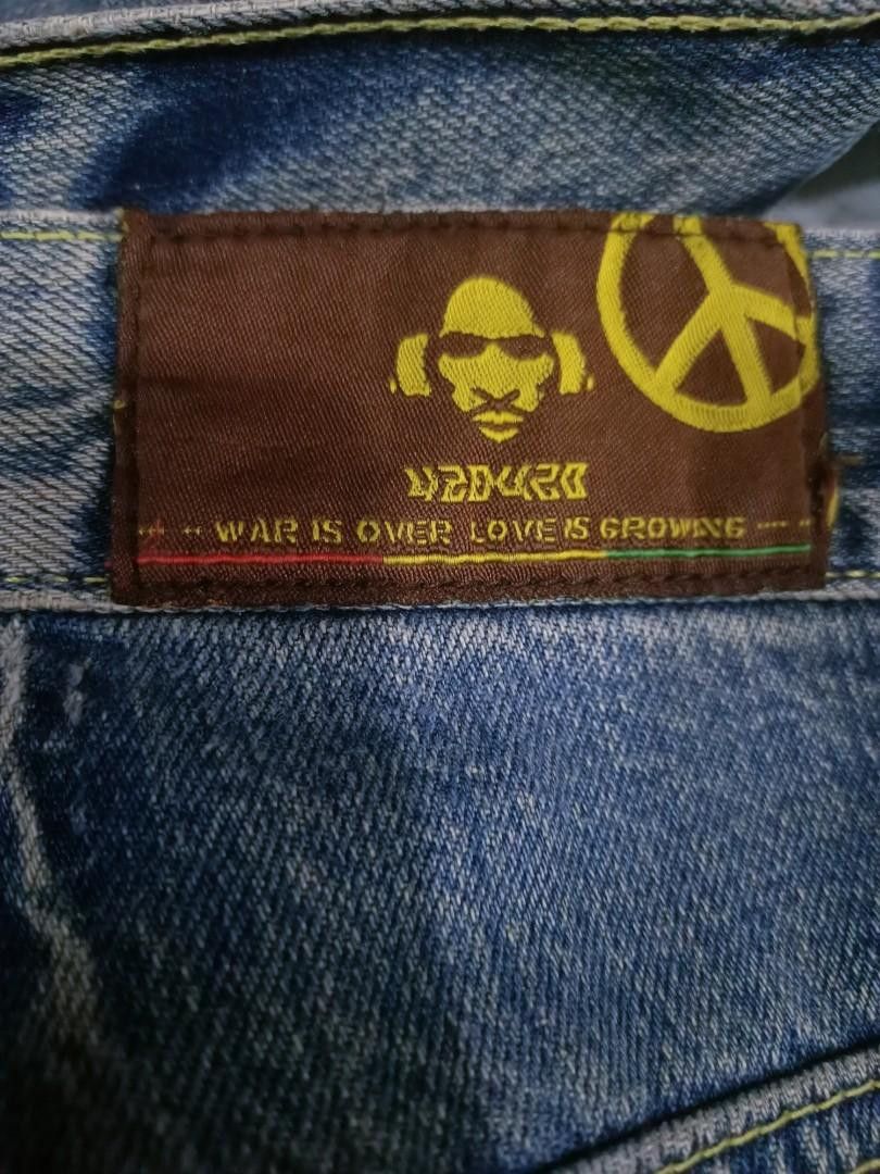Bob Marley × Vintage bob Marley fourtwenty denim jeans Size US 32 / EU 48 - 7 Thumbnail