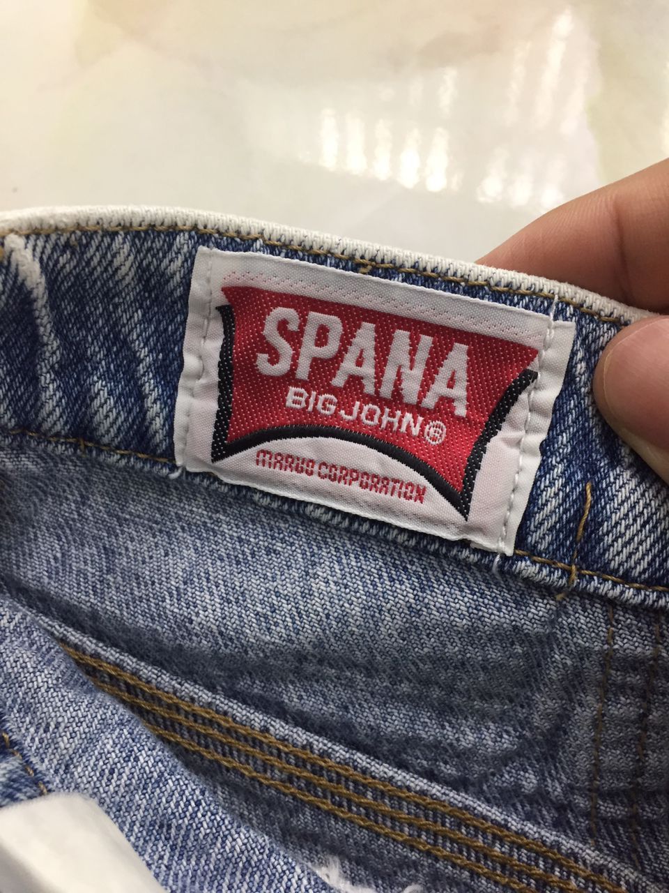 Big John × Japanese Brand × Vintage Vintage Spana Big John Faded Denim Jeans Size 25" / US 0 / IT 36 - 9 Thumbnail