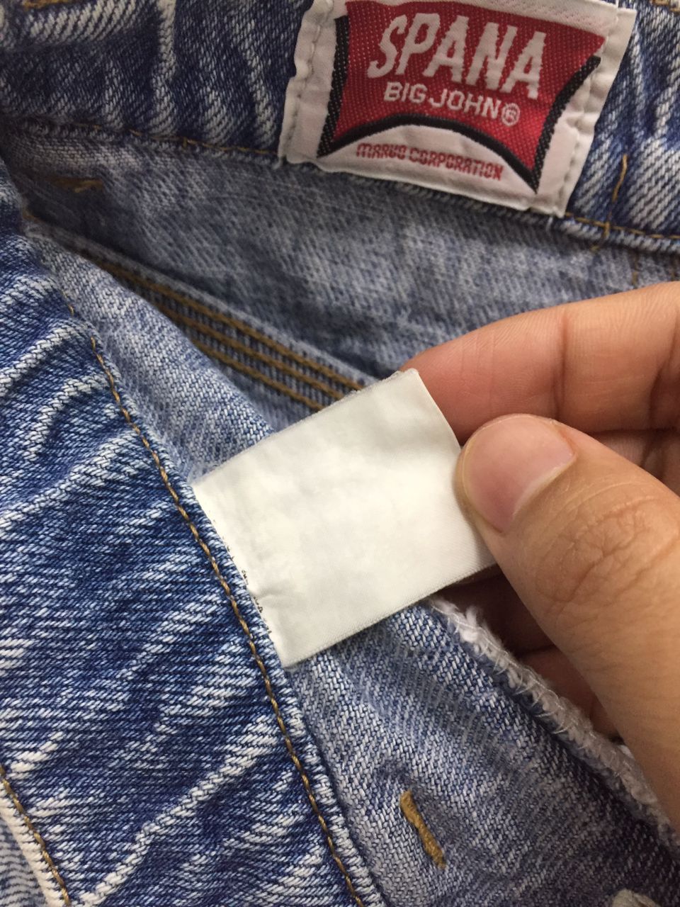 Big John × Japanese Brand × Vintage Vintage Spana Big John Faded Denim Jeans Size 25" / US 0 / IT 36 - 10 Thumbnail
