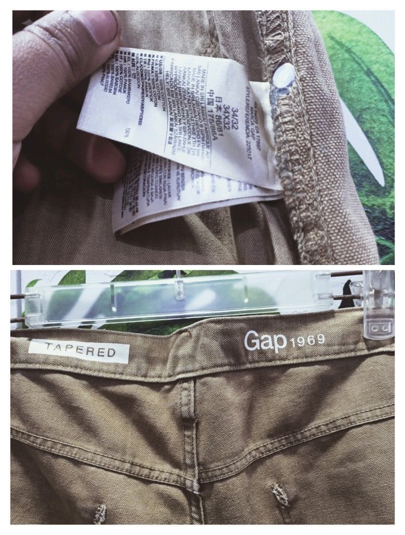 Gap Gap 1969 Duck Canvas Double Knee Pants 34x32 Size US 38 / EU 54 - 10 Thumbnail