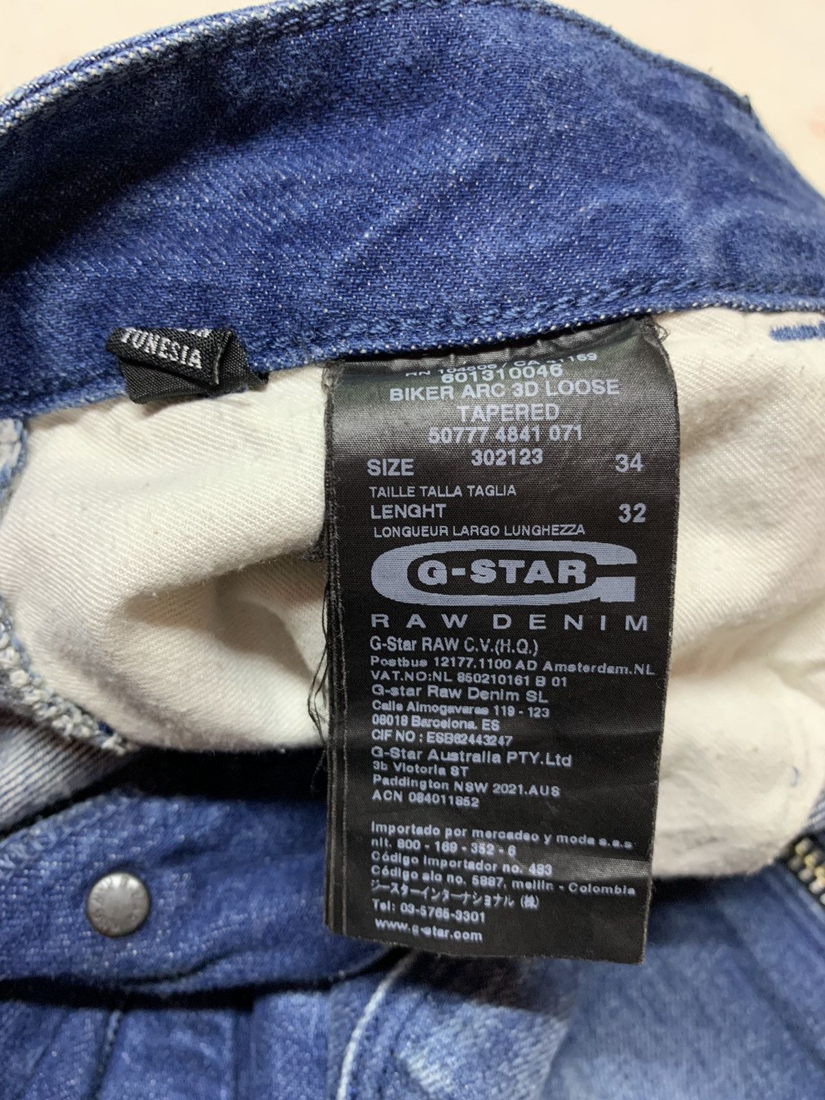 G-Star G-star original raw denim Size US 34 / EU 50 - 9 Thumbnail