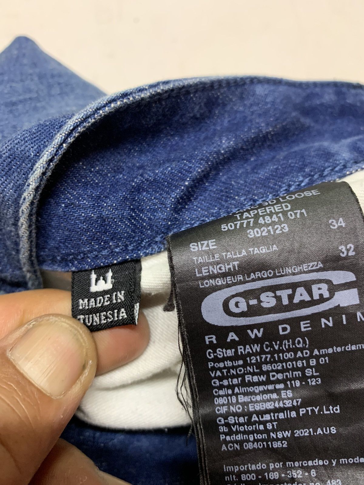 G-Star G-star original raw denim Size US 34 / EU 50 - 10 Thumbnail