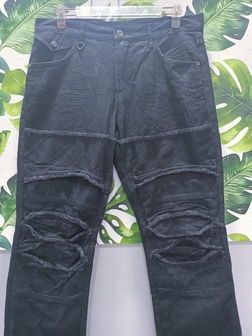 Japanese Brand Thrashed jeans x semantic design Size US 34 / EU 50 - 2 Thumbnail