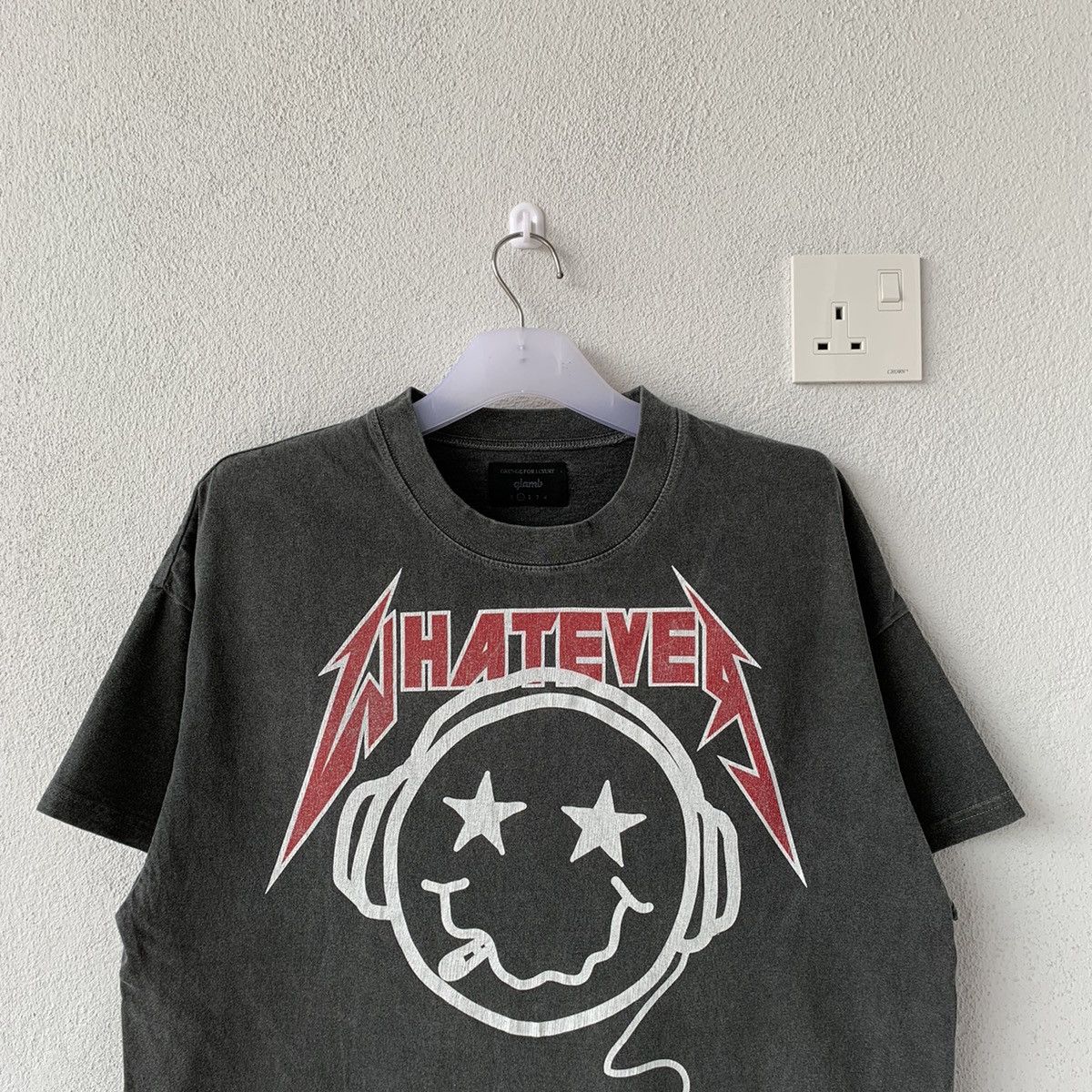 Japanese Brand GLAMB smile t shirt spell out big design.. Whatever logo.. Size US L / EU 52-54 / 3 - 3 Thumbnail