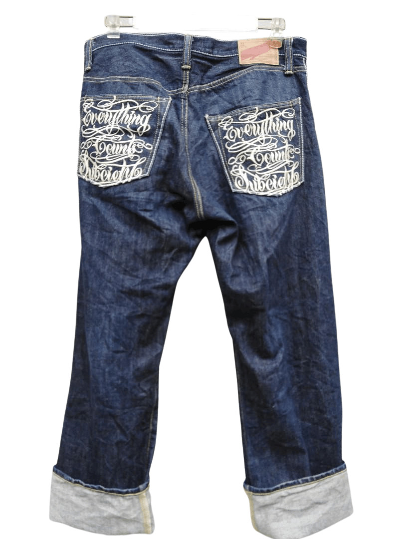 Japanese Brand Japanese Subciety Selvedge Raw Denime Jeans Size US 34 / EU 50 - 1 Thumbnail