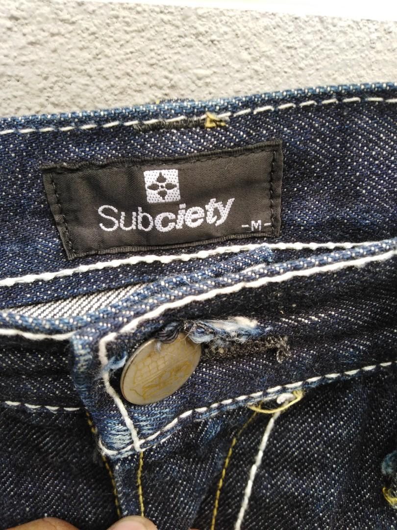 Japanese Brand Japanese Subciety Selvedge Raw Denime Jeans Size US 34 / EU 50 - 7 Thumbnail