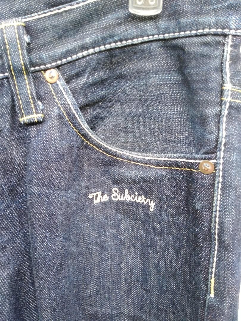Japanese Brand Japanese Subciety Selvedge Raw Denime Jeans Size US 34 / EU 50 - 5 Thumbnail