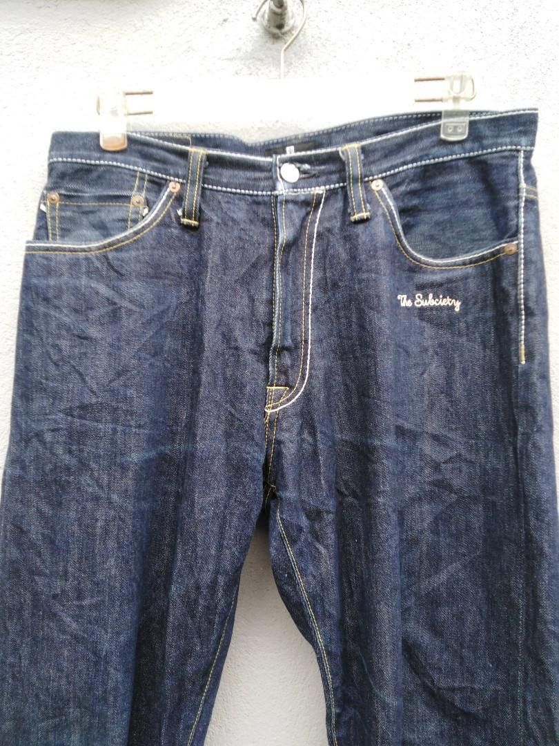 Japanese Brand Japanese Subciety Selvedge Raw Denime Jeans Size US 34 / EU 50 - 3 Thumbnail