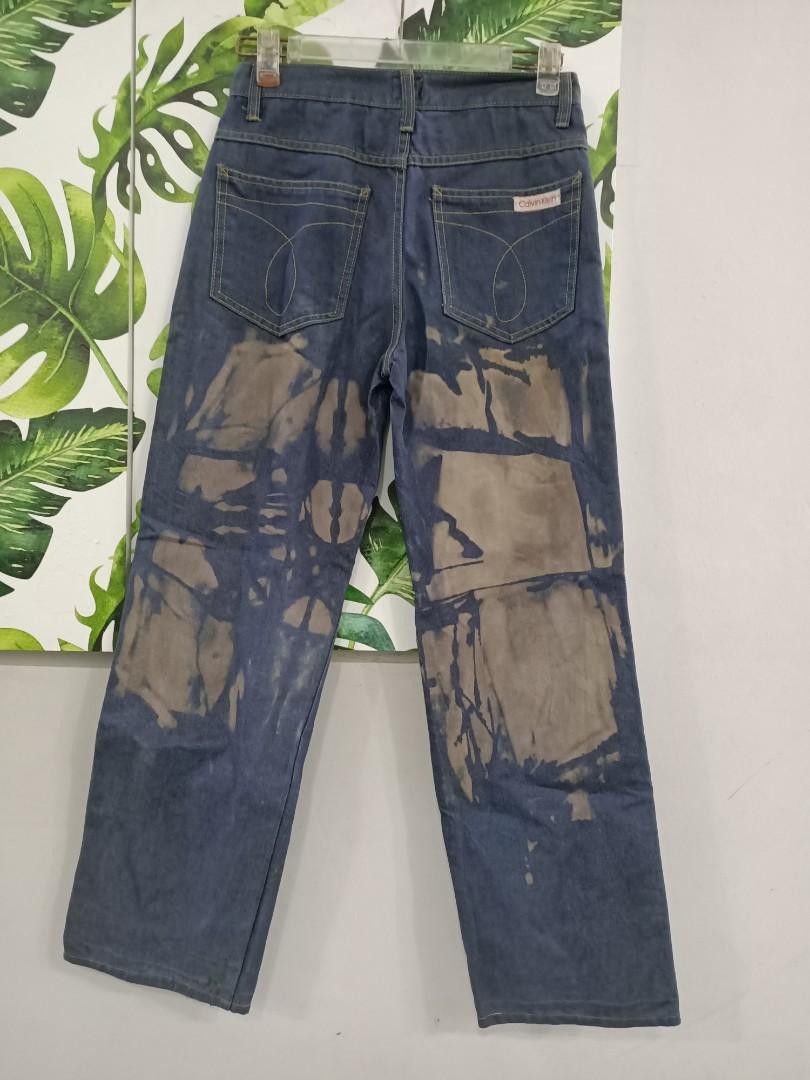 Calvin Klein × Vintage Vintage Calvin Klein Denim Jeans Custom Acid Wash Design Size US 28 / EU 44 - 4 Thumbnail